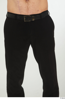  Steve Q black belt black trousers dressed smoking trousers thigh 0001.jpg